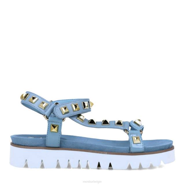 Vissen vrouwen Menbur 0RLN2619 azul helder sandalen