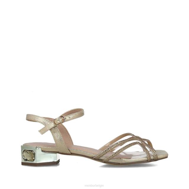 karina vrouwen Menbur 0RLN53 goud sandalen