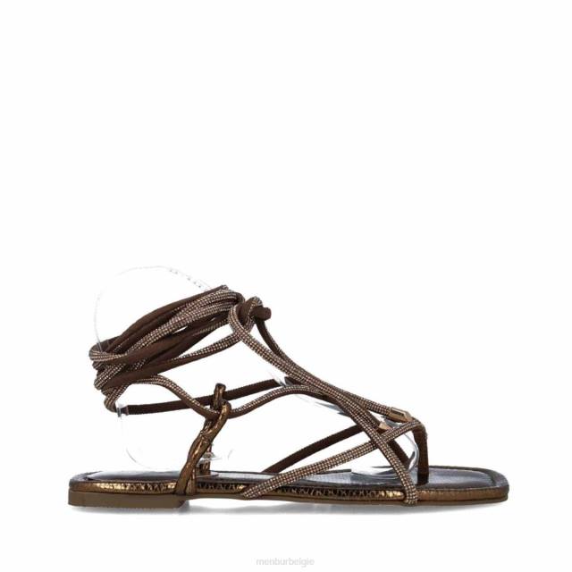 lepus vrouwen Menbur 0RLN2923 bronzen sandalen