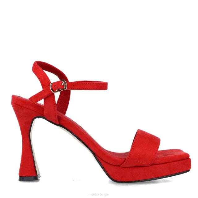 maagd vrouwen Menbur 0RLN2536 rood sandalen