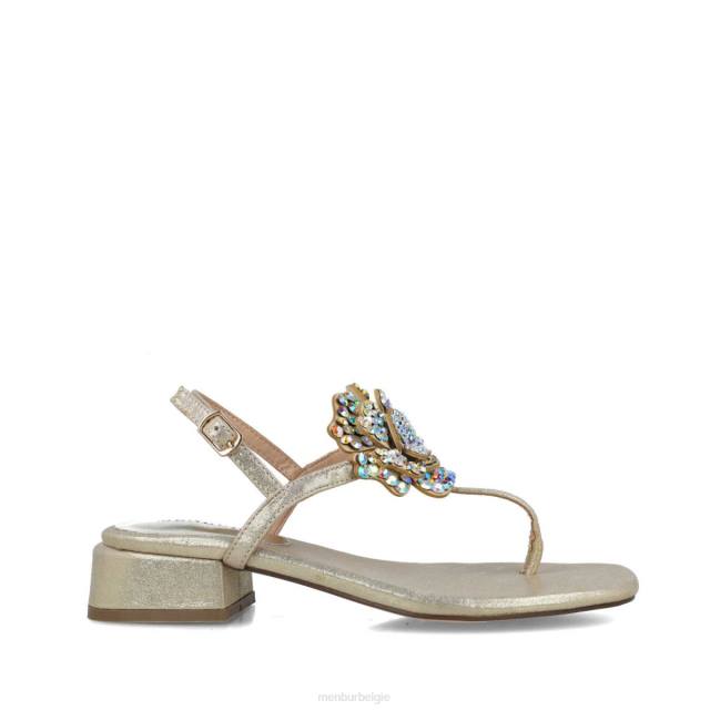 reticulum vrouwen Menbur 0RLN55 goud sandalen