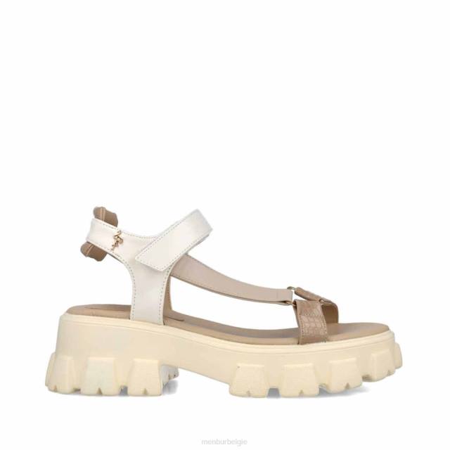 slangen vrouwen Menbur 0RLN2904 beige sandalen