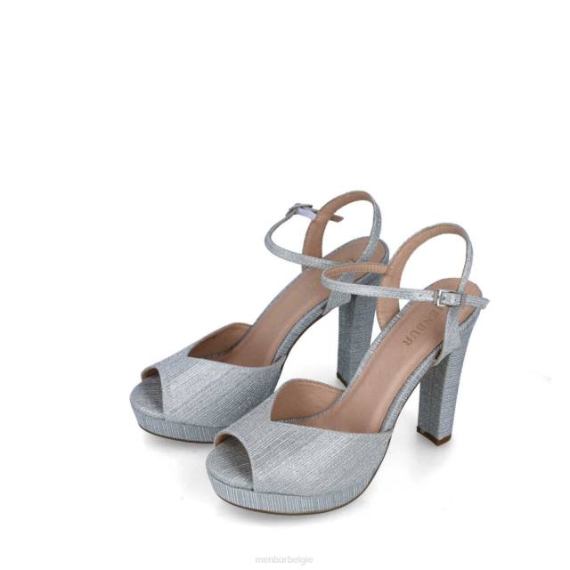 kameleon vrouwen Menbur 0RLN81 zilver sandalen