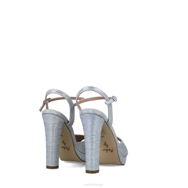 kameleon vrouwen Menbur 0RLN81 zilver sandalen