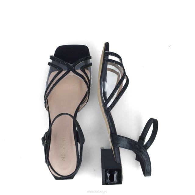 karina vrouwen Menbur 0RLN2649 zwart sandalen