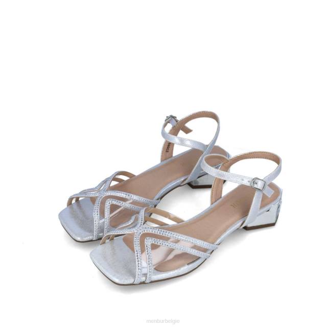 karina vrouwen Menbur 0RLN2650 zilver sandalen