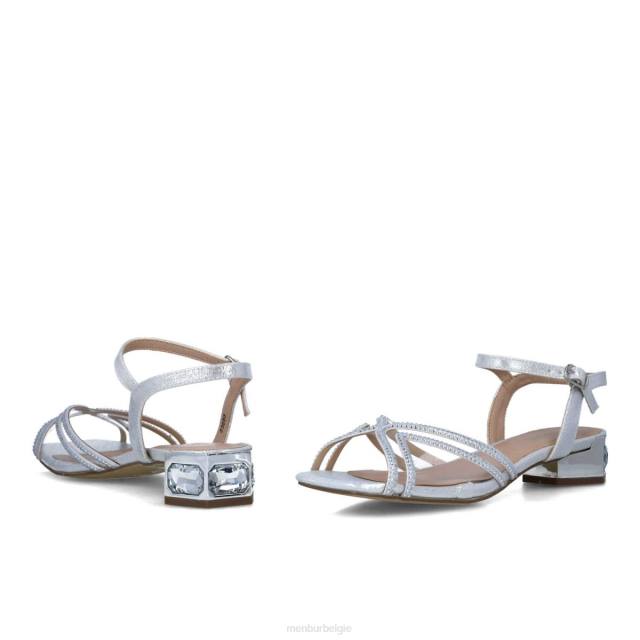 karina vrouwen Menbur 0RLN2650 zilver sandalen