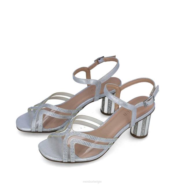 karina vrouwen Menbur 0RLN2669 zilver sandalen