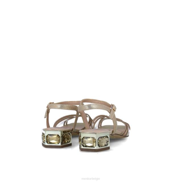 karina vrouwen Menbur 0RLN53 goud sandalen