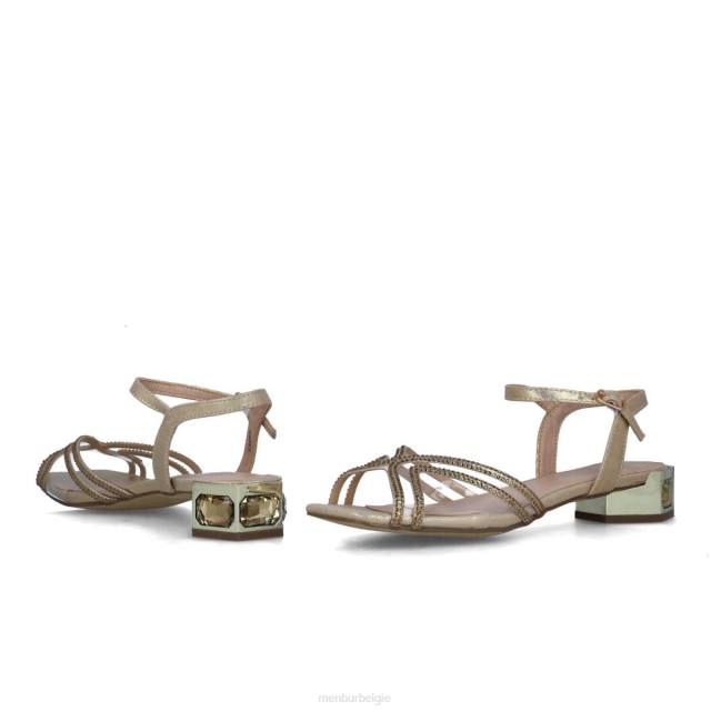 karina vrouwen Menbur 0RLN53 goud sandalen