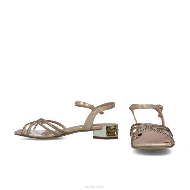 karina vrouwen Menbur 0RLN53 goud sandalen