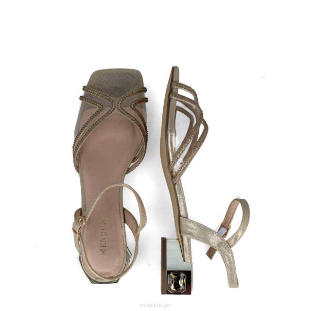 karina vrouwen Menbur 0RLN53 goud sandalen