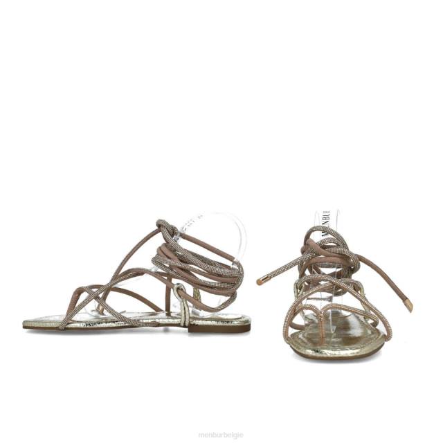 lepus vrouwen Menbur 0RLN164 goud sandalen