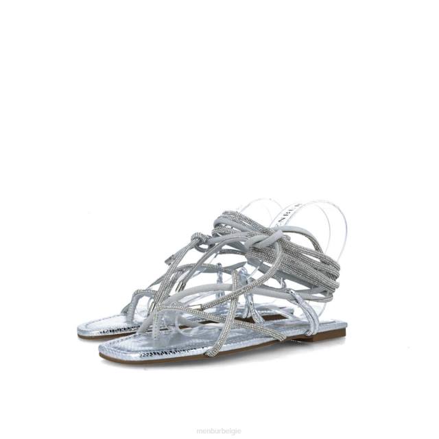 lepus vrouwen Menbur 0RLN2922 zilver sandalen