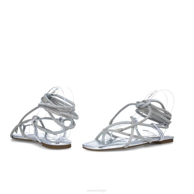 lepus vrouwen Menbur 0RLN2922 zilver sandalen