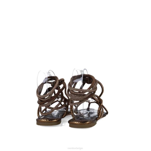 lepus vrouwen Menbur 0RLN2923 bronzen sandalen