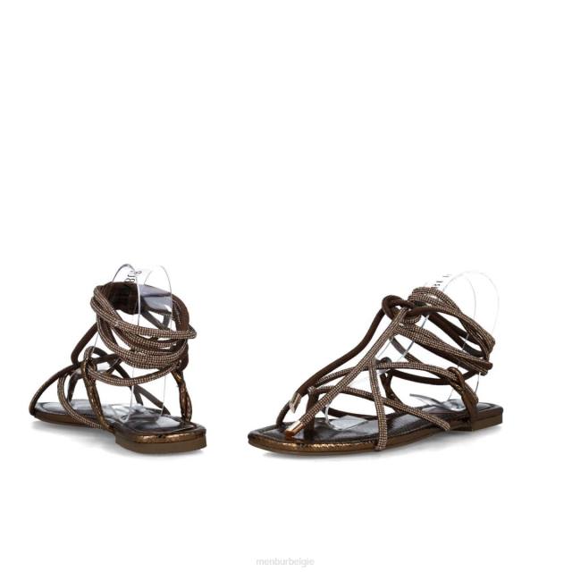 lepus vrouwen Menbur 0RLN2923 bronzen sandalen