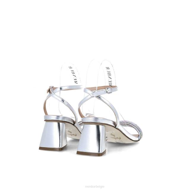 lyra vrouwen Menbur 0RLN128 zilver sandalen