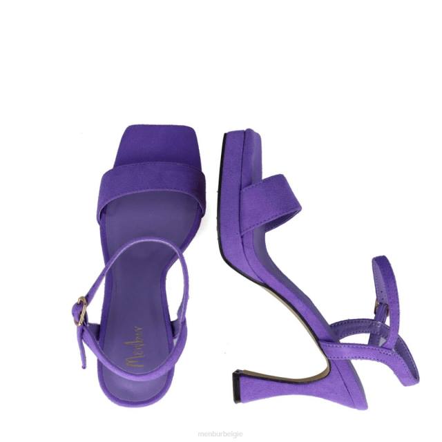 maagd vrouwen Menbur 0RLN2530 paars sandalen