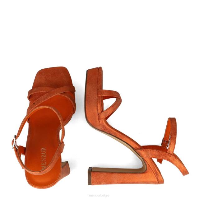 mirfak vrouwen Menbur 0RLN48 orenge sandalen