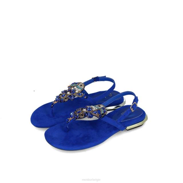 normaal vrouwen Menbur 0RLN2615 azul medio sandalen