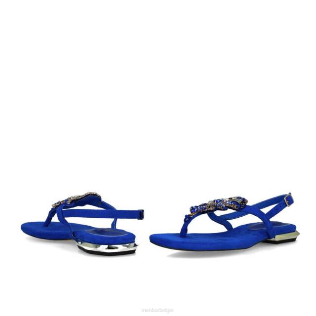 normaal vrouwen Menbur 0RLN2615 azul medio sandalen