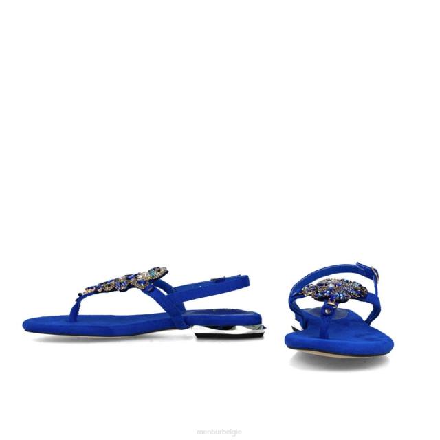 normaal vrouwen Menbur 0RLN2615 azul medio sandalen