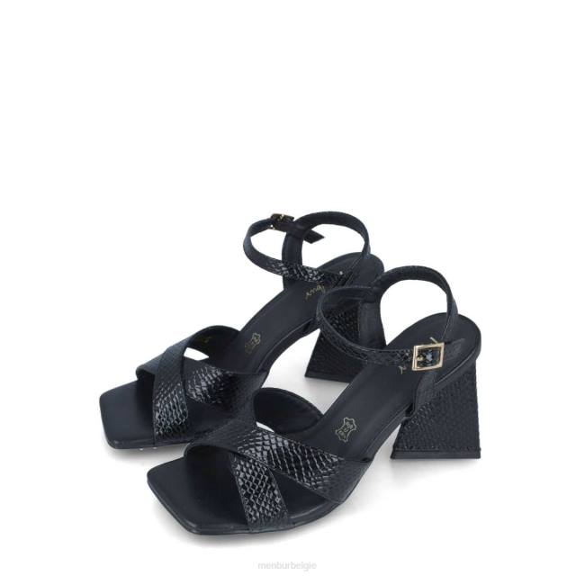 octanen vrouwen Menbur 0RLN102 zwart sandalen