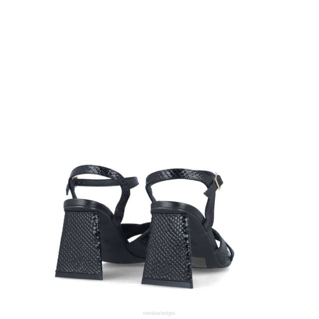 octanen vrouwen Menbur 0RLN102 zwart sandalen