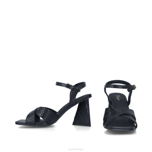 octanen vrouwen Menbur 0RLN102 zwart sandalen