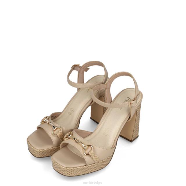 octanen vrouwen Menbur 0RLN2596 beige sandalen