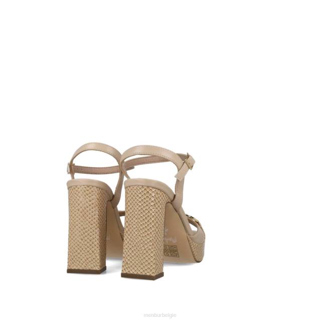 octanen vrouwen Menbur 0RLN2596 beige sandalen