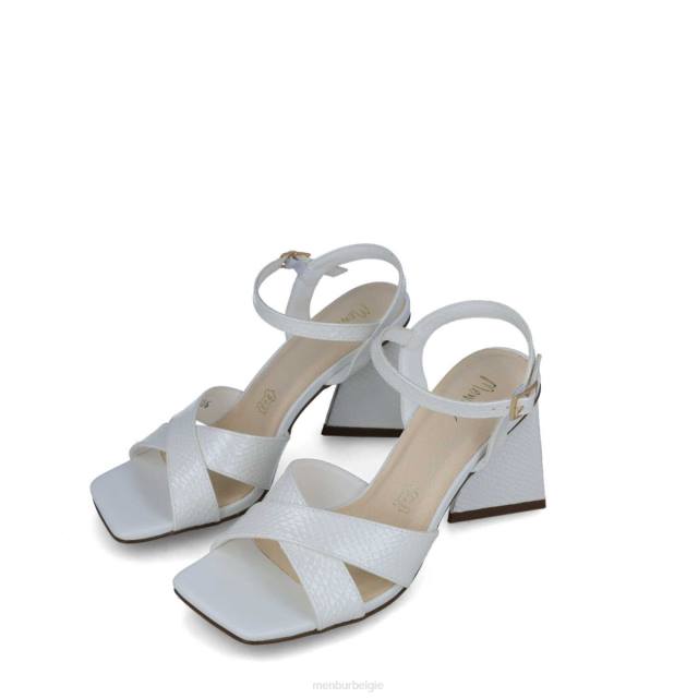 octanen vrouwen Menbur 0RLN2765 wit sandalen