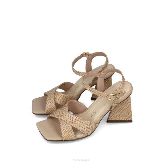 octanen vrouwen Menbur 0RLN2766 beige sandalen