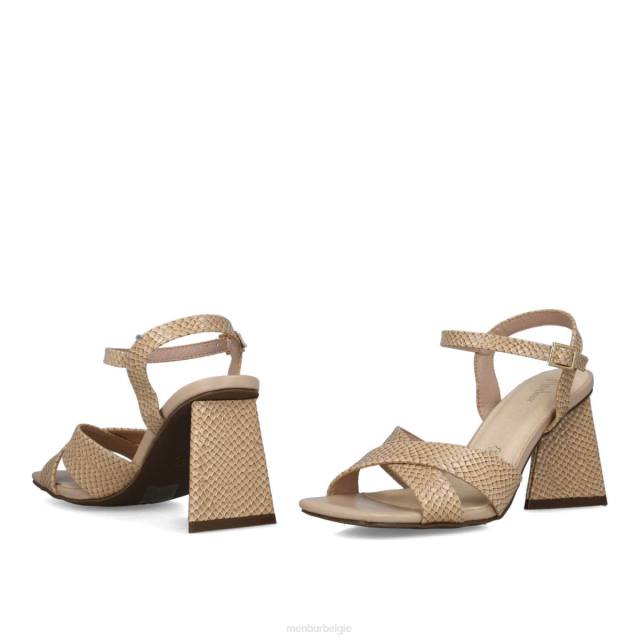 octanen vrouwen Menbur 0RLN2766 beige sandalen