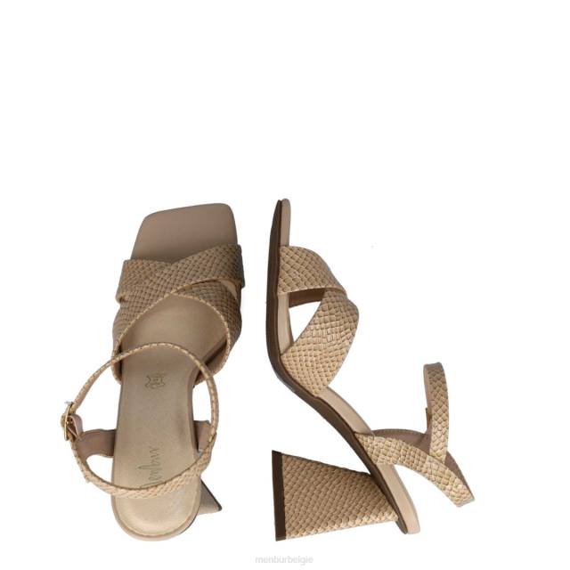 octanen vrouwen Menbur 0RLN2766 beige sandalen