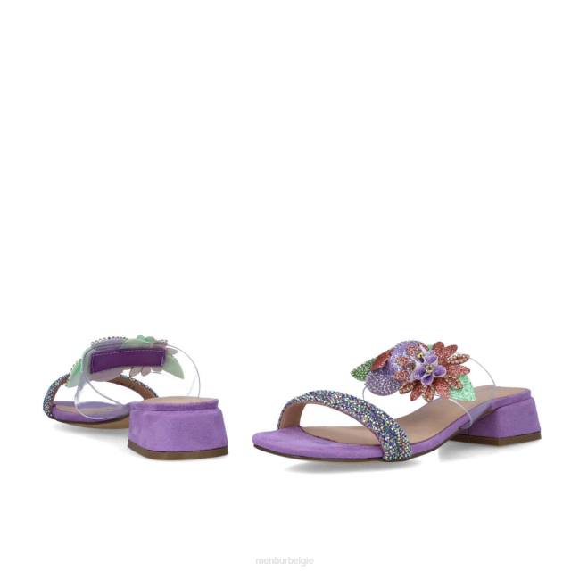 pauw vrouwen Menbur 0RLN2616 paars sandalen