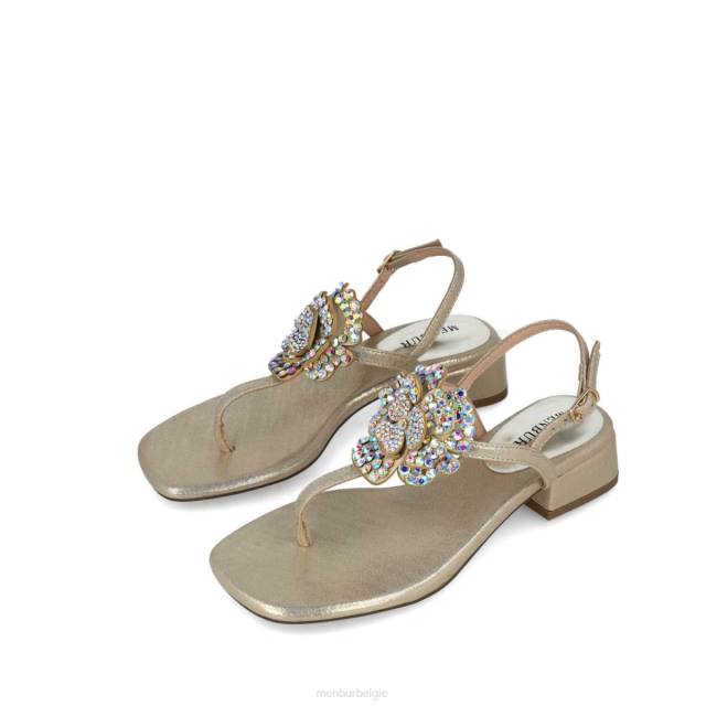 reticulum vrouwen Menbur 0RLN55 goud sandalen