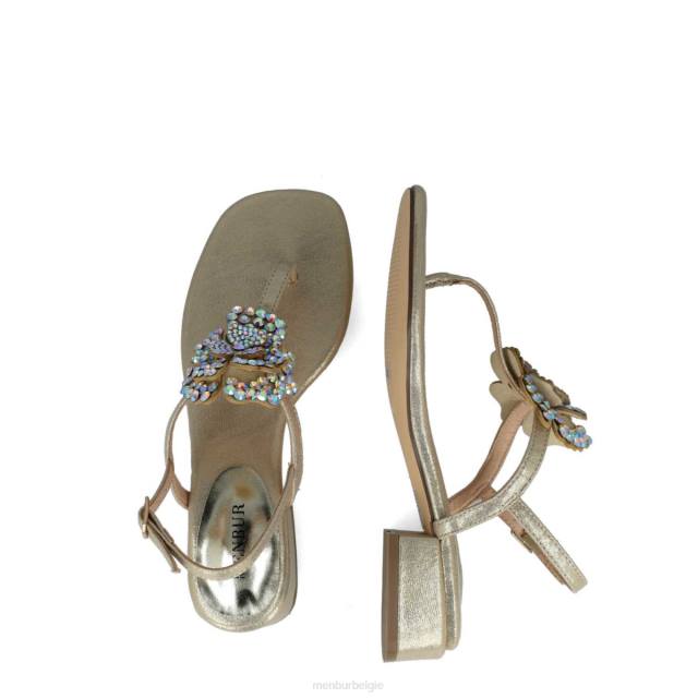 reticulum vrouwen Menbur 0RLN55 goud sandalen