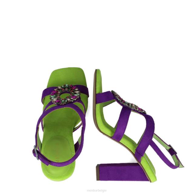 sagittae vrouwen Menbur 0RLN152 paars sandalen