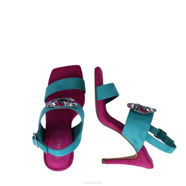 sagittae vrouwen Menbur 0RLN2735 azul medio sandalen