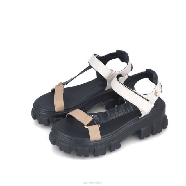 slangen vrouwen Menbur 0RLN157 zwart sandalen