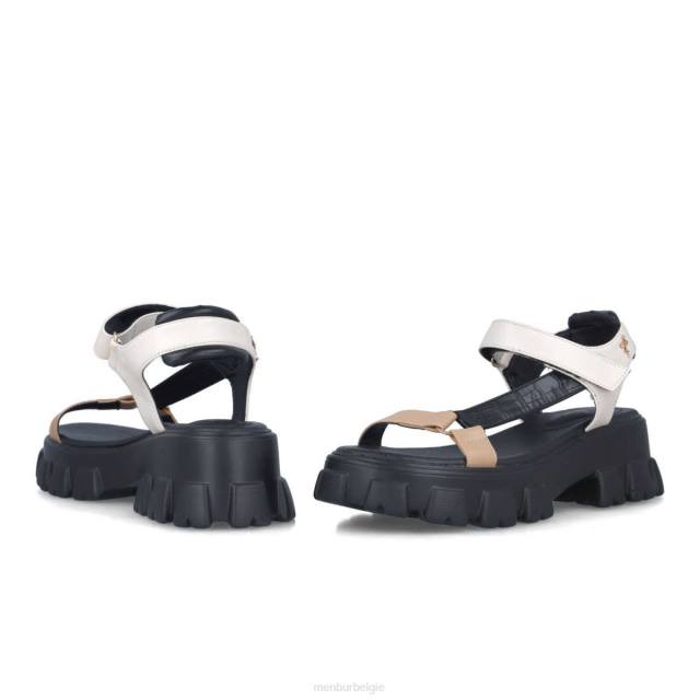 slangen vrouwen Menbur 0RLN157 zwart sandalen