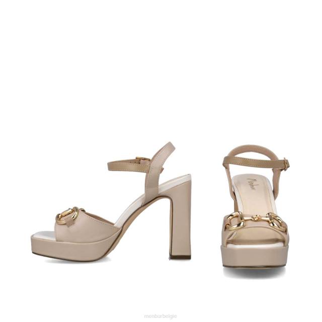 slangen vrouwen Menbur 0RLN2629 beige sandalen