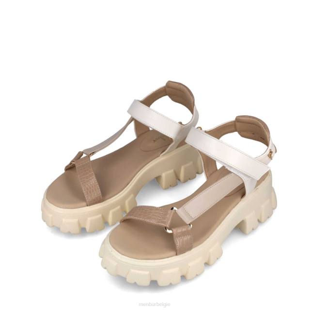 slangen vrouwen Menbur 0RLN2904 beige sandalen