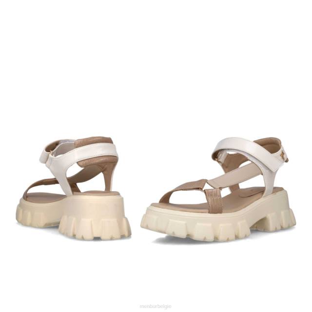 slangen vrouwen Menbur 0RLN2904 beige sandalen