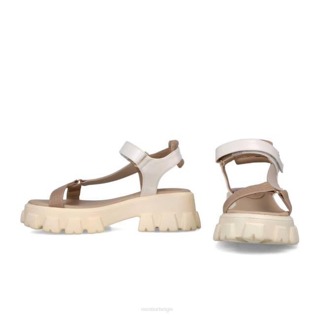 slangen vrouwen Menbur 0RLN2904 beige sandalen