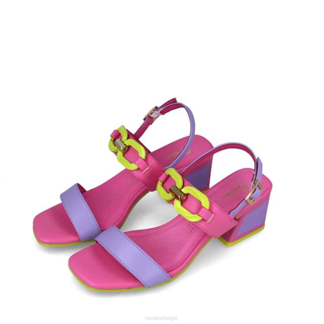 ursa minderjarig vrouwen Menbur 0RLN2822 roze sandalen