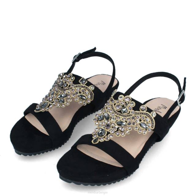vellano vrouwen Menbur 0RLN318 zwart casual chique schoen