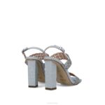 auriga vrouwen Menbur 0RLN2849 zilver sandalen - Image 3
